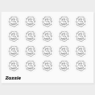 Adesivo Joy para o World Doodled Sticker