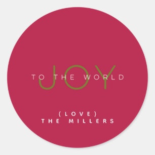 Adesivo Joy To The World