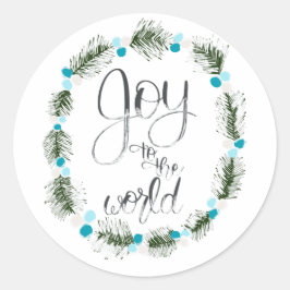 Adesivo Joy to the World Blue Sticker