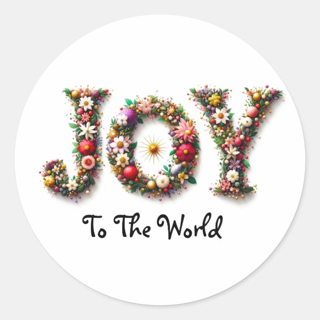 Adesivo JOY to the World Stickers (Frente)