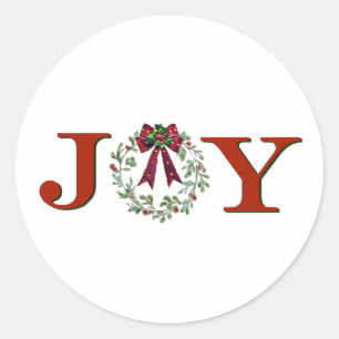 Adesivo Joy with Wreath