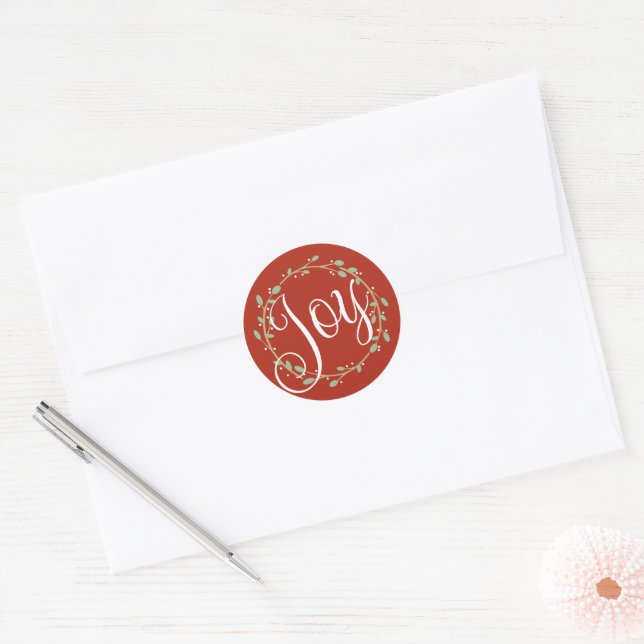 Adesivo Joy Wreath Envelope Seal (Envelope)
