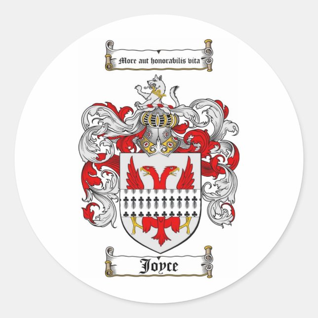 ADESIVO JOYCE FAMILY CREST - JOYCE CASACO DE ARMAS (Frente)