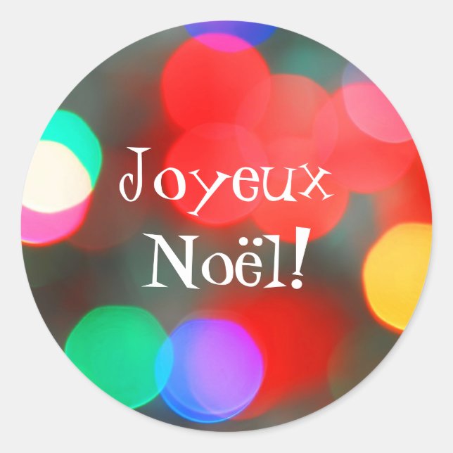 Adesivo Joyeux Noël Dancing Lights Sticker (Frente)