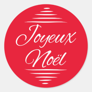 Adesivo Joyeux Noel - Desejos do Natal Francês