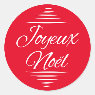 Adesivo Joyeux Noel - Desejos do Natal Francês