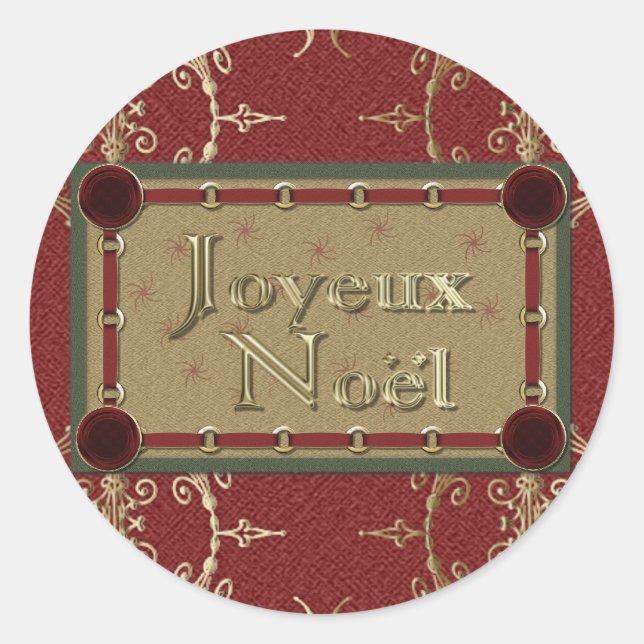 Adesivo Joyeux Noel Stickers (Frente)