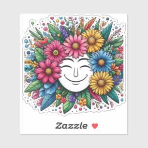 Adesivo Joyful Floral Stickers para criatividade