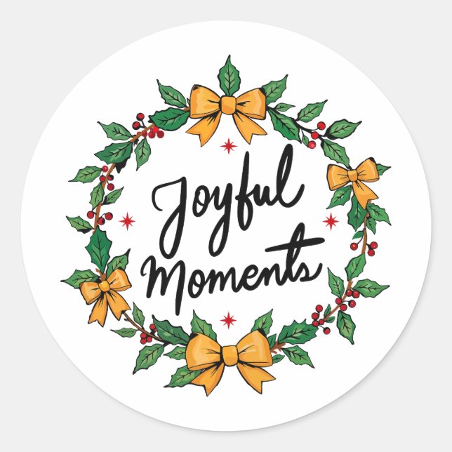 Adesivo Joyful moments (Frente)