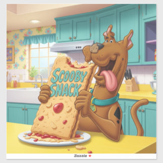 Adesivo Joyful Scooby-Doo e seu gigantesco Snack Scooby