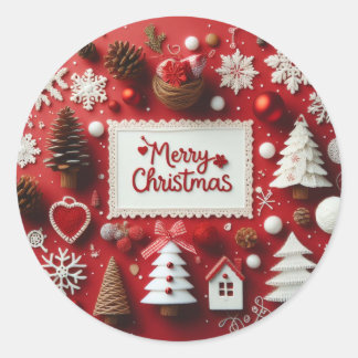 Adesivo "Joyful Stickers: Feliz Design de Natal