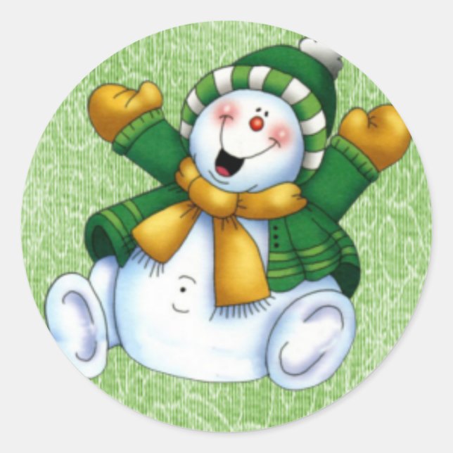 Adesivo Joyous Snowman Sticker (Frente)
