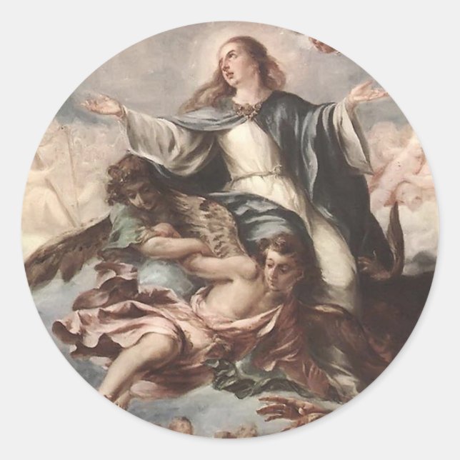 Adesivo Juan de Valdes Leal- Presunção da Virgem (Frente)