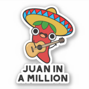Adesivo Juan Em Um Milhão De Pedra-Pun Mexicano