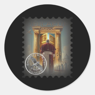 Adesivo Jubileu 2025, Vaticano, Um Souvenir Viagem, Um Pre