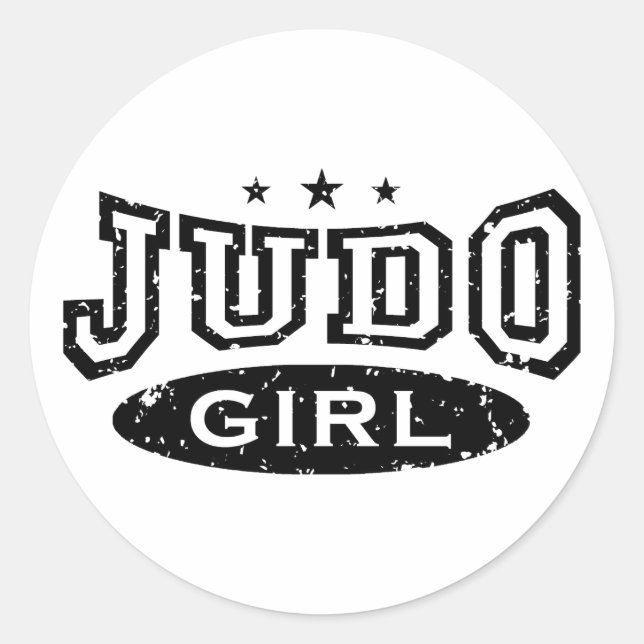 Adesivo Judo Girl (Frente)