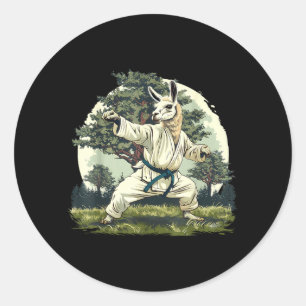 Adesivo Judo MMA Amante de Alpaca Taekwondo Floresta de Al