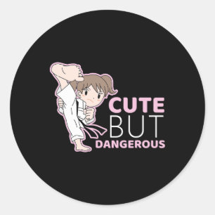 Adesivo Judo Muay Thai Mma Tee Para Menina, Bonita Mas Per