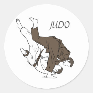 Adesivo Judo Vintage Leather Style