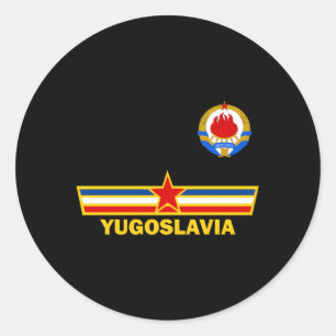 Adesivo Jugoslávia Jugoslavija Com Jugoslovenski Grb