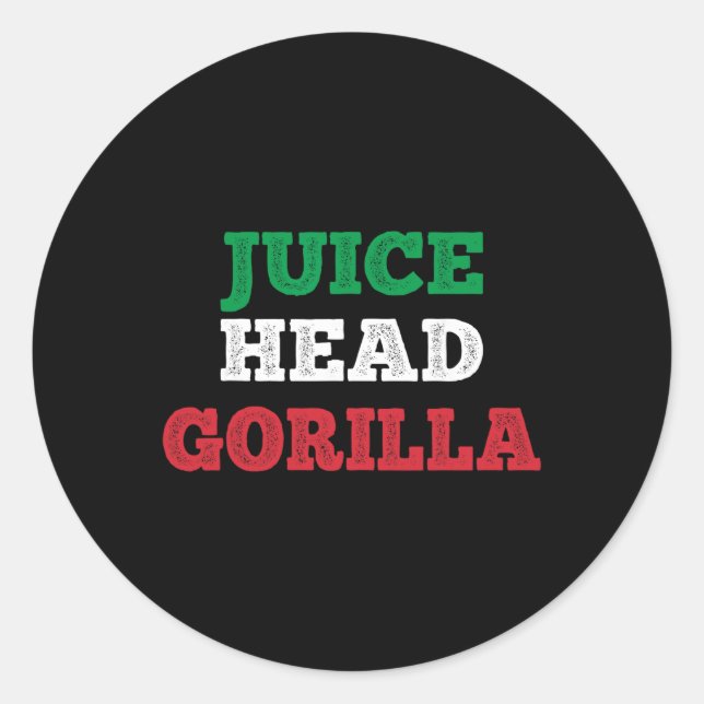 Adesivo Juicehead Gorilla New Jersey Garden Nj Shore Itali (Frente)