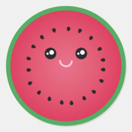 Adesivo Juicle Watermelon Slice Cute Kawaii Funny Foodie