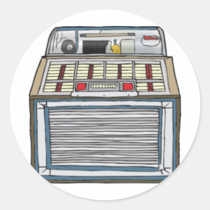 Adesivo Jukebox do vintage