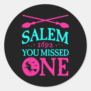 Adesivo Julgamentos De Bruxas De Salem 1692. Você Perdeu U