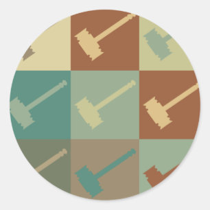 Adesivo Julgando o pop art