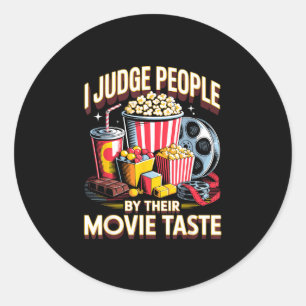Adesivo Julgar as pessoas filme comida noturna pipoca lanc