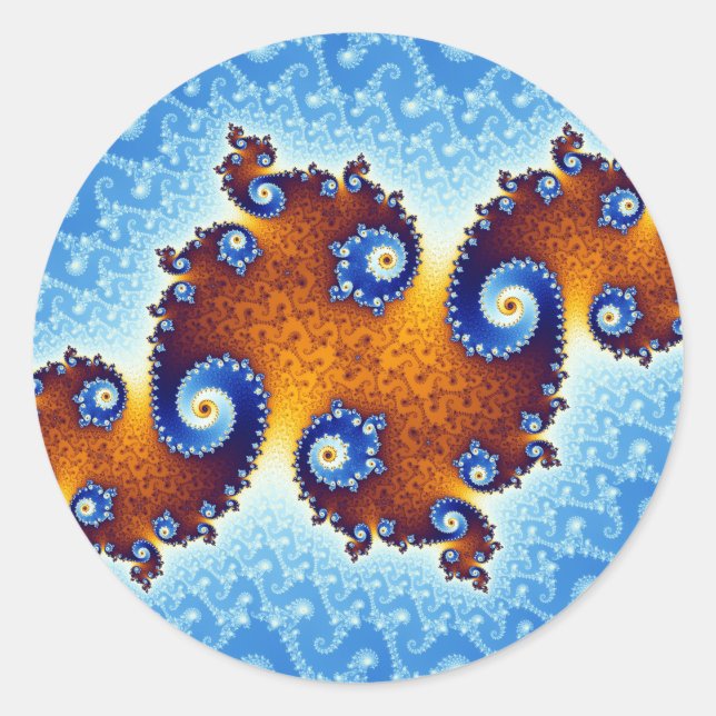 Adesivo Julia Island Mandelbrot Set (Frente)