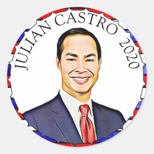 Adesivo Julian Castro para o apoio eleitoral do Presidente