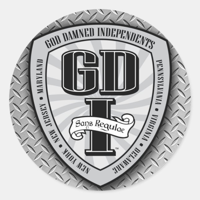 Adesivo Jumbo Stickers GDI (Frente)