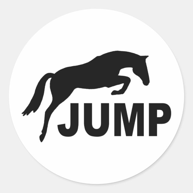 Adesivo JUMP com Cavalo Pulsante (Frente)