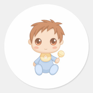 Adesivo Jumpsuit do azul do bebé