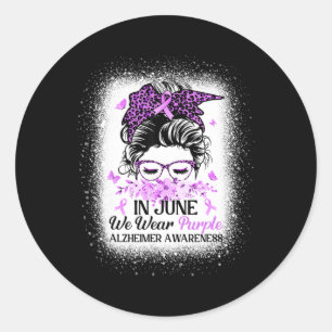 Adesivo June Vestimos Purple Alzheimerheimer Sensibiliza