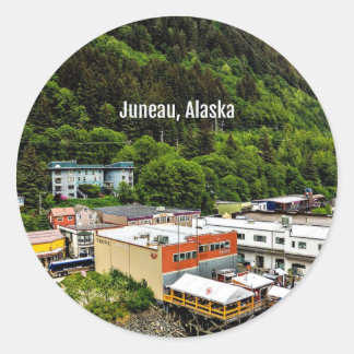 Adesivo Juneau, Alasca, fotografia da cidade