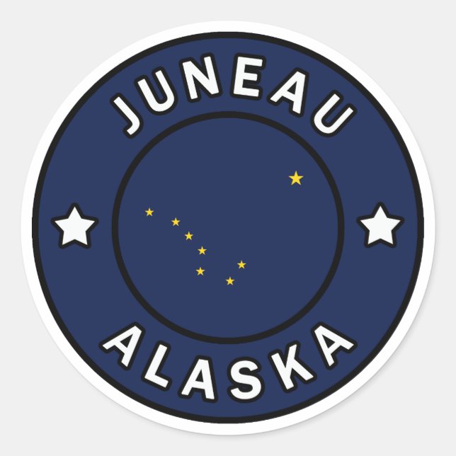 Adesivo Juneau Alaska (Frente)