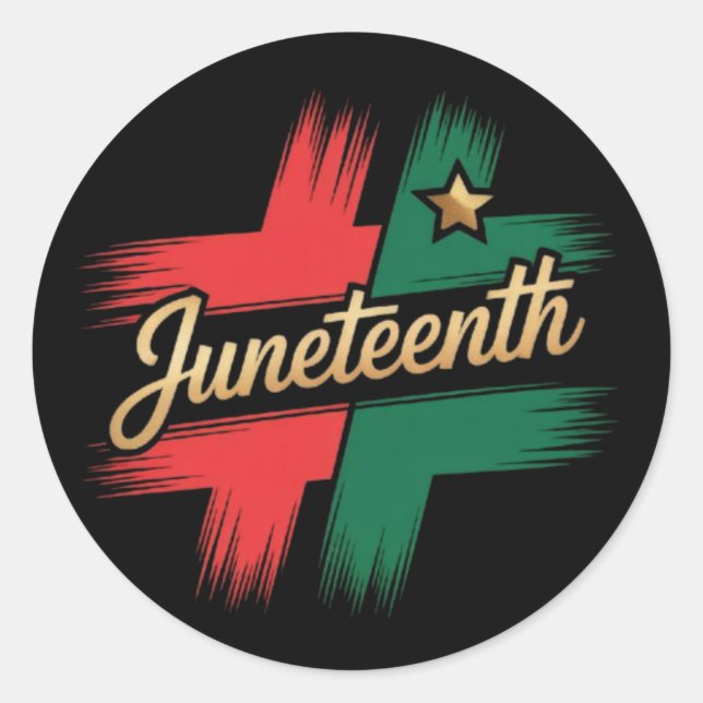 Adesivo Juneteenth (Frente)