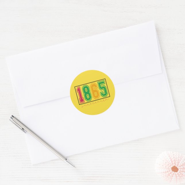 Adesivo Juneteenth - História Negra (Envelope)