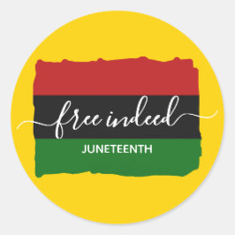 Adesivo JUNETEENTH Moderno Livre de Verdade