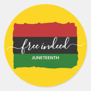 Adesivo JUNETEENTH Moderno Livre de Verdade