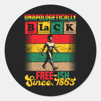 Adesivo Juneteenth Sem Desculpas Vintage Desde 1865 Homens