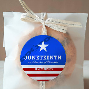 Adesivo Juneteenth uma celebração da libertação