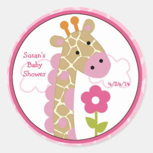 Adesivo Jungle/Girl Giraffe/Stickers/Tops de Cupcake