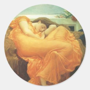 Adesivo Junho flamejante por Lord Frederic Leighton