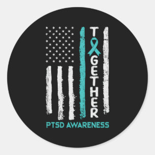 Adesivo Juntamente Com A Sensibilização Do Ptsd Da Faixa D