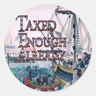 Adesivo Junte-se a fontes do partido do theTEA