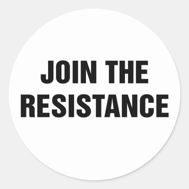 Adesivo Junte-se à Resistência (Frente)