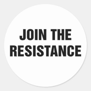 Adesivo Junte-se à resistência